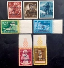 CROATIA WWII, GERMAN OCCUPATION, CONMEMORATIVE 2 MNH/MH COMPLETE SETS
