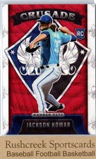 2022 Panini Chronicles #12 Jackson Kowar /199 RC Rookie Crusade Ruby Wave