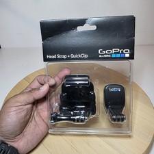 GoPro Head Strap and Quick Clip Black Adjustable GoPro Accessory NEW