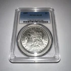 1889 Morgan Silver Dollar PCGS AU55 90% Silver $1 US Coin PCGS AU55