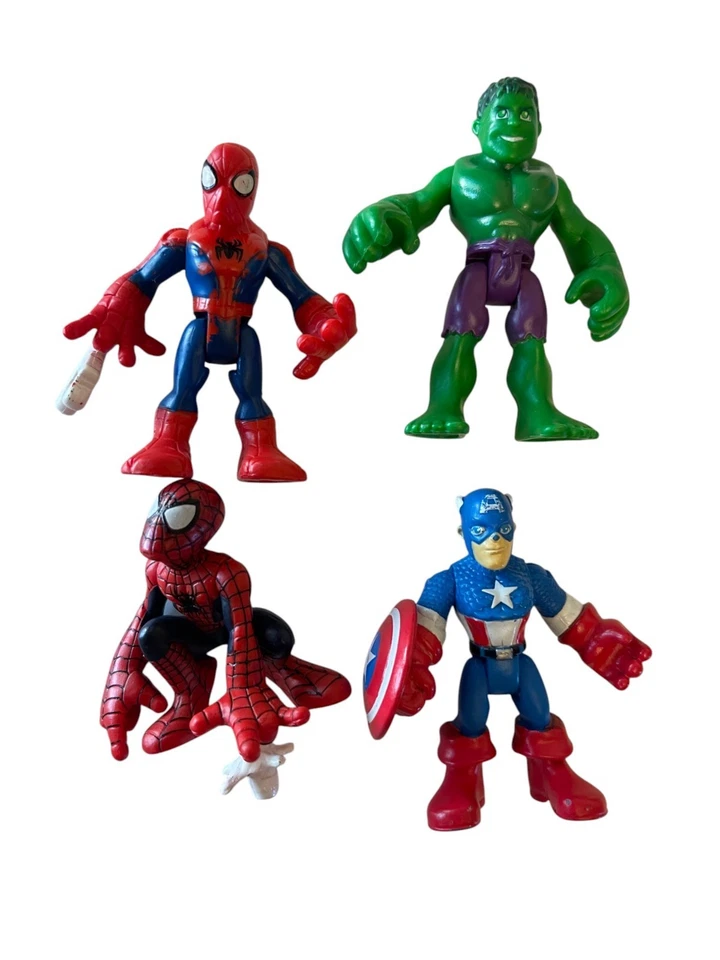 Lote de figuras/juego Marvel Super Hero Adventures Hasbro/Playskool de 3" de la década de 2000 Foto 4 de 4
