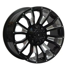 4pcs 16 X 8 In Gloss Black Milling Wheels Rim 5x114.3 5x127 Wheel Et 0 Cb 83.6