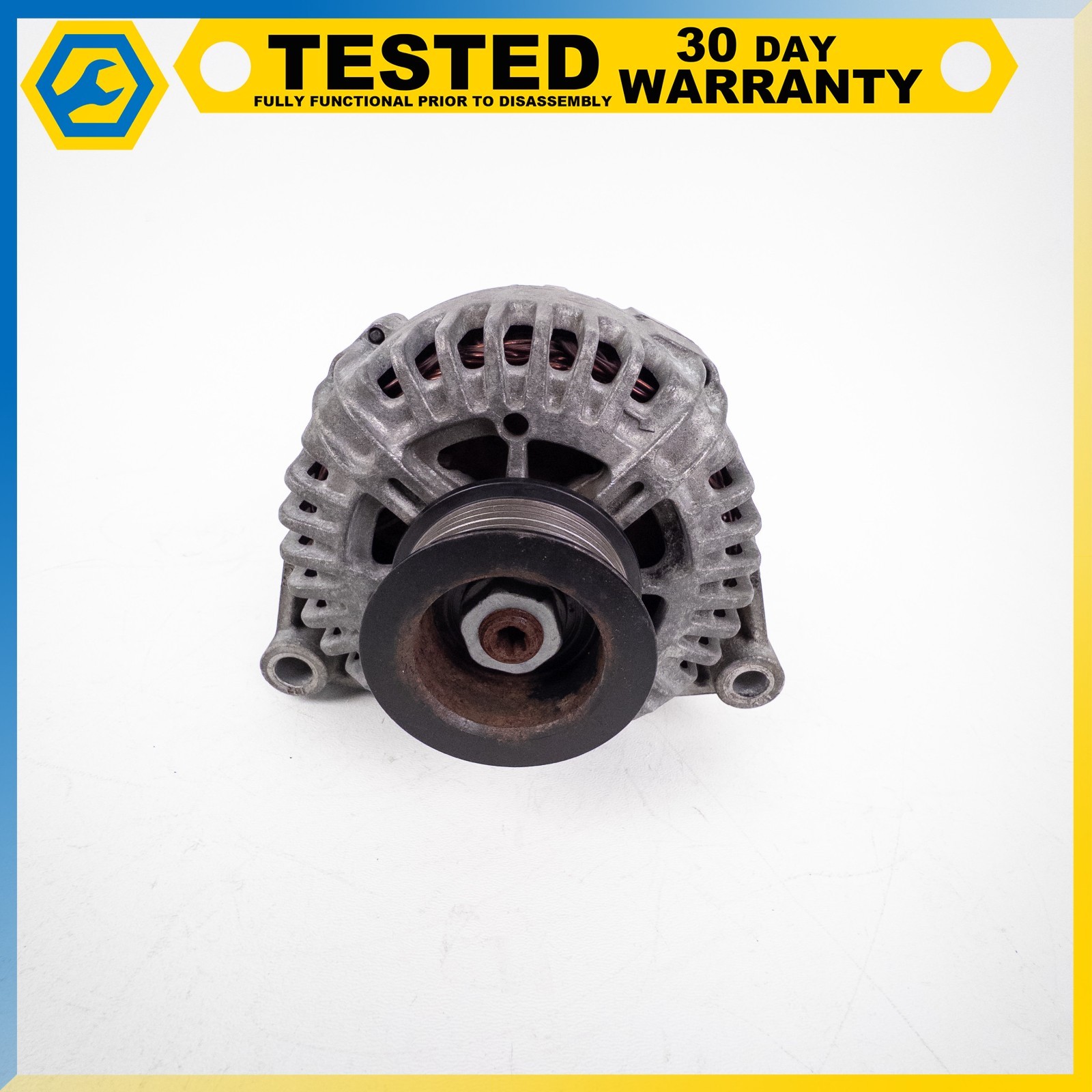 05-13 CHEVROLET CORVETTE C6 ENGINE HAIRPIN HIGH OUTPUT ALTERNATOR ASSEMBLY OEM