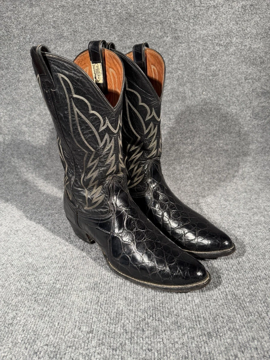Alligator Black Western Boots for Men for Sale | Shop New  display picture 1