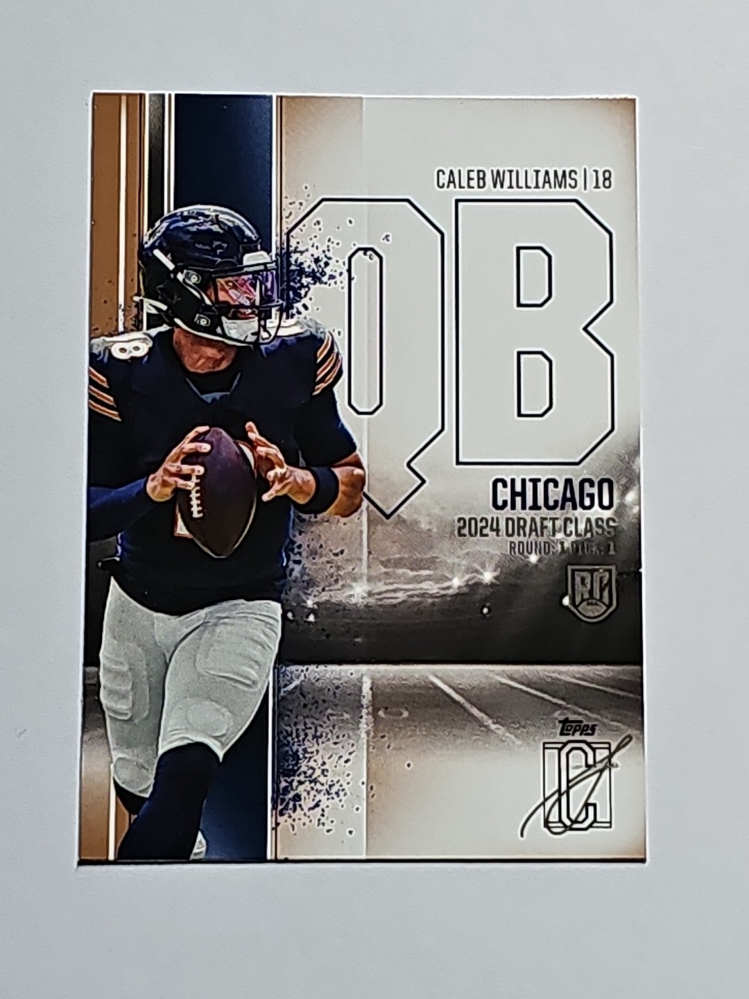 2024 Topps Signature Class NFL #84 CALEB WILLIAMS RC Bronze Parallel