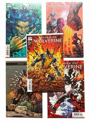 Return Of Wolverine Comic Book Lot #1 2 3 4 5 Full Run Set Soule 2018 Marvel
