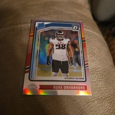 2024 Donruss Optic Ruke Orhorhoro Silver Holo Rated Rookie Atlanta Falcons #287