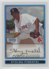 2009 Bowman Chrome Prospects Refractor 198/599 Stolmy Pimentel #BCP6 g6p