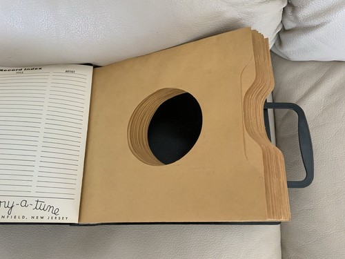 Vintage Mattel Barbie Doll Record Tote, Blank Index, Handles MINT Dated 1961 - Picture 15 of 17