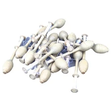 Vintage wooden Belgian lace Bruges bobbin priced per piece. handmade home decor