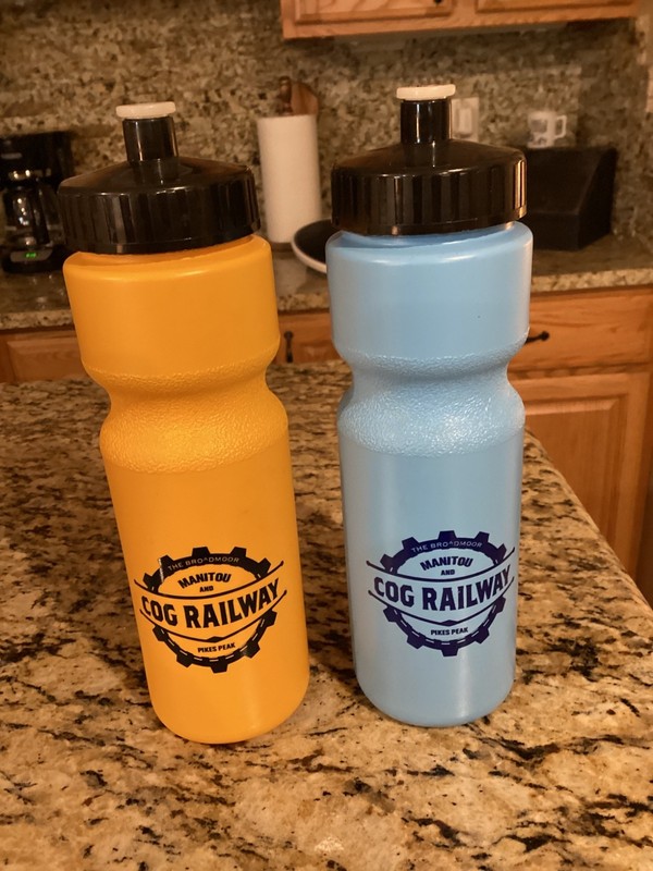 Manitou & Pikes Peak Cog Railway Water Bottles