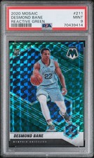 2020 PANINI MOSAIC REACTIVE GREEN #211 DESMOND BANE PSA 9