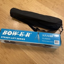 Bower Photo/Video Tripod Model ST3100 Heavy Duty Extends 58.2 Astrology Used