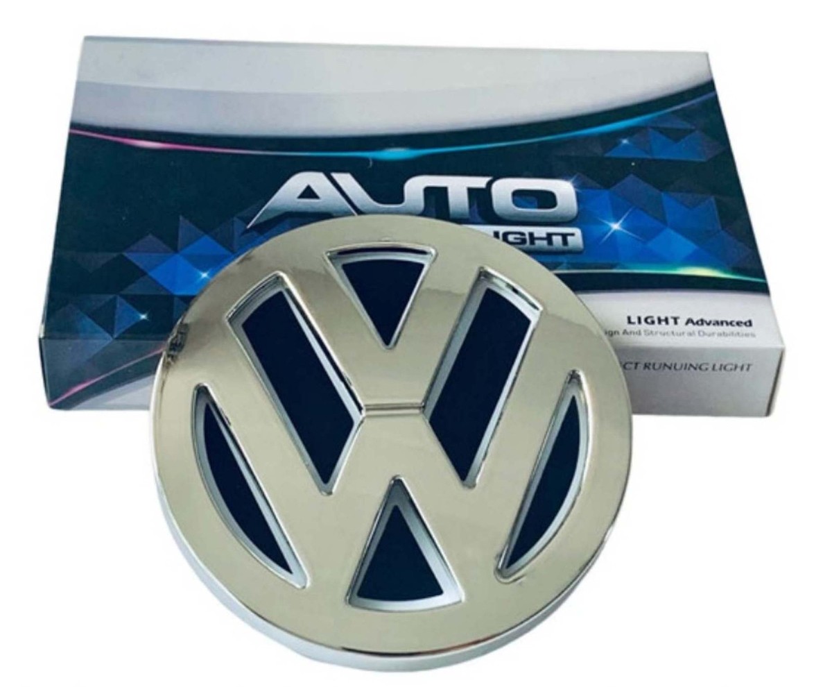 Chrome LED Emblem For Volkswagen VW Front Grille Rear Trunk 4.3 