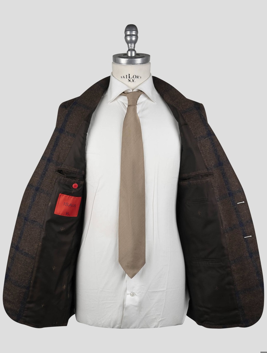 Isaia Brown Blue Alpaca Wool Pa Blazer YX91 Man | eBay Isaia Brown Blue Alpaca Wool Pa Blazer YX91 Man | eBay