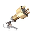 15Amps 12Volts 3 Position Ignition Switch with Keys for Marine Boats