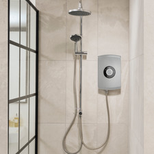 Triton Amore DuElec 9.5kW Brushed Steel Shower GEAMDU96