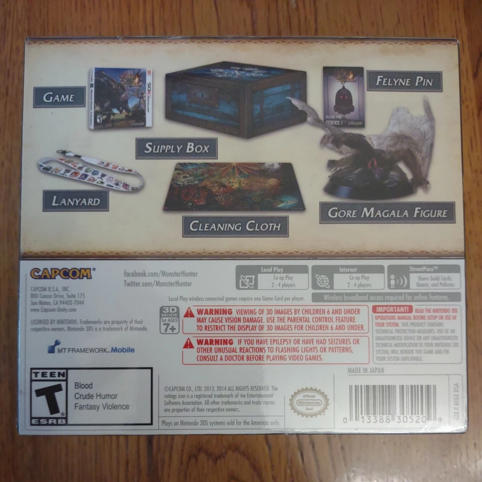 Monster Hunter 4 Ultimate Collector's Edition (Nintendo 3DS, 2015) New Sealed - Image 2 of 4
