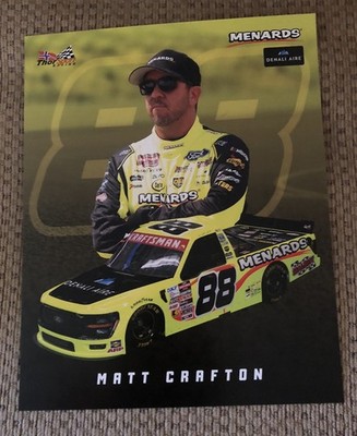 Nascar Truck Driver #88 Matt Crafton Denali Aire 2025 Postcard 