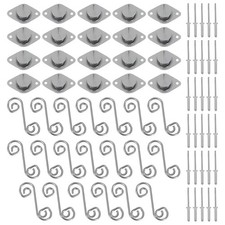 20pc Self Ejecting Dzus Fasteners Button 516 Button Length 400 for ATV UTV NEW