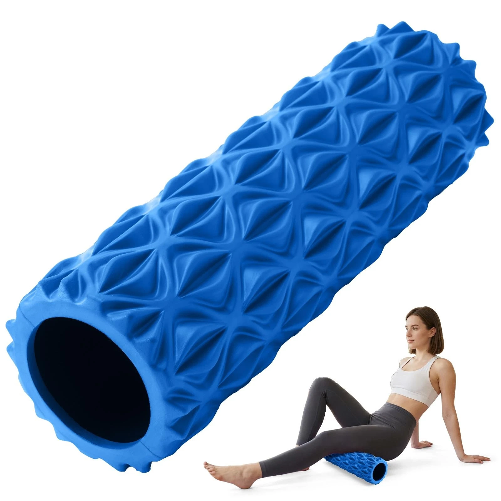 Foam Roller for Deep Tissue Massager, 15" High Density Exercise Patented Roll...
Opens in a new wind