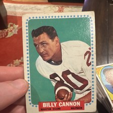 Topps 1964 Billy Cannon #69 Houston Oilers Base Set NFL Football Card