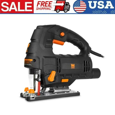 6.6-Amp Variable Speed Orbital Jig Saw with Laser and LED Light Workshop Tools