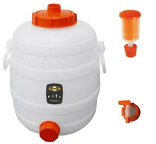 Beczka Speidel Beczka na napoje Beczka na moszcz 20L z kranem wylotowym NW 15 + pund fermentacyjny