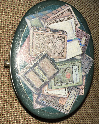 Collector Tin, Plays  as Time Goes By  Book Collage Theme bCO 100m