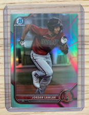 Jordan Lawlar 2022 Bowman Chrome Aqua Refractor /125 Diamondbacks