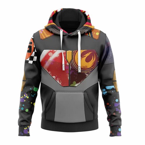 Star Wars Sabine Wren Cosplay Hoodie Sweatshirt Erwachsene Freizeit Streetwear Pullover - Bild 1 von 2