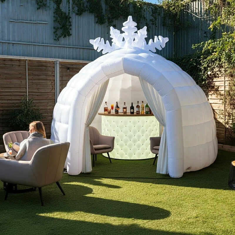 20ft diameter Inflatable Snow Igloo Inflatable Dome Tent inflatable ice ...