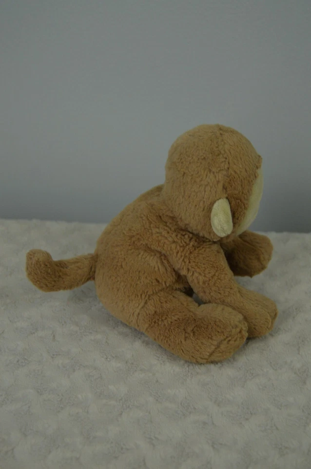 Juguete de peluche Child of Mine de Carter's Monkey para bebé sonajero marrón tostado Foto 4 de 4