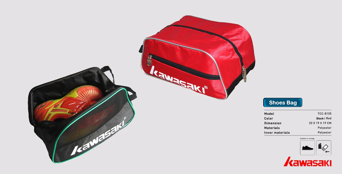 Kawasaki Sports Bag KBB 8105 Shoes Bag Red or Black eBay