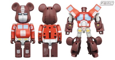 BE@RBRICK × TRANSFORMERS OPTIMUS PRIME BAPE(R) RED MEDICOM