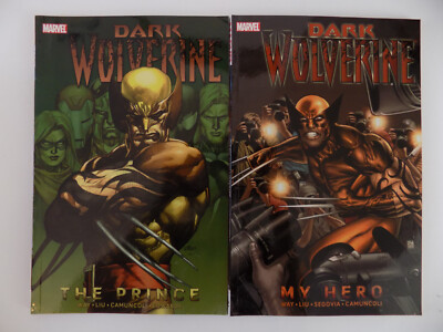 Lot 2 Dark Wolverine Vol 1 and 2 The Prince My Hero Graphic Novel by Daniel Way