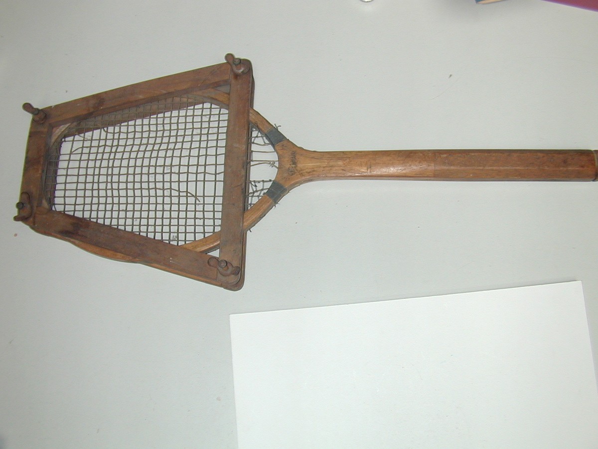 Raquette De Tennis Vintage En Bois - GBL Prima - Cadre Rare 70x29 Cm
