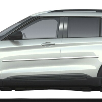 For: Ford Explorer 2020-2024 Chrome Body Side Moldings #CBM-300-5657-5859