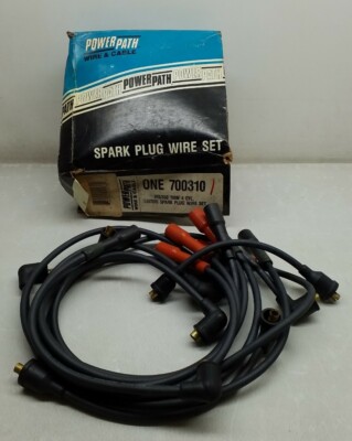 700310 Power Path Spark Plug Wire Set 7mm Black Made In USA 700310