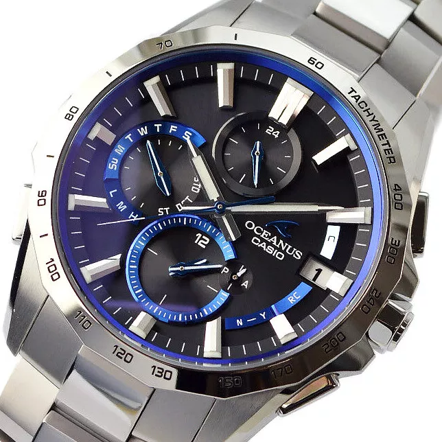 CASIO Oceanus Manta OCW-S4000-1AJF Bluetooth Radio Solar Titanium Watch Men's