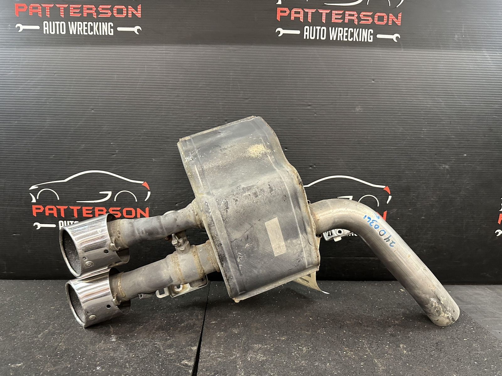 17-22 MASERATI QUATTROPORT 3.0 REAR DRIVER EXHAUST MUFFLER TAIL PIPE 670160278