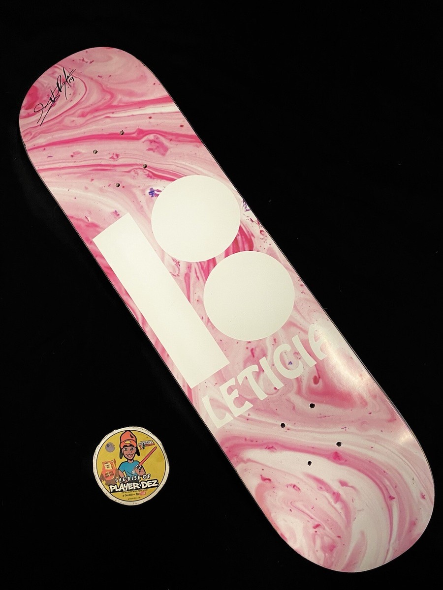 RARE SIGNED Leticia Bufoni PLAN B Skateboard Deck First Edition