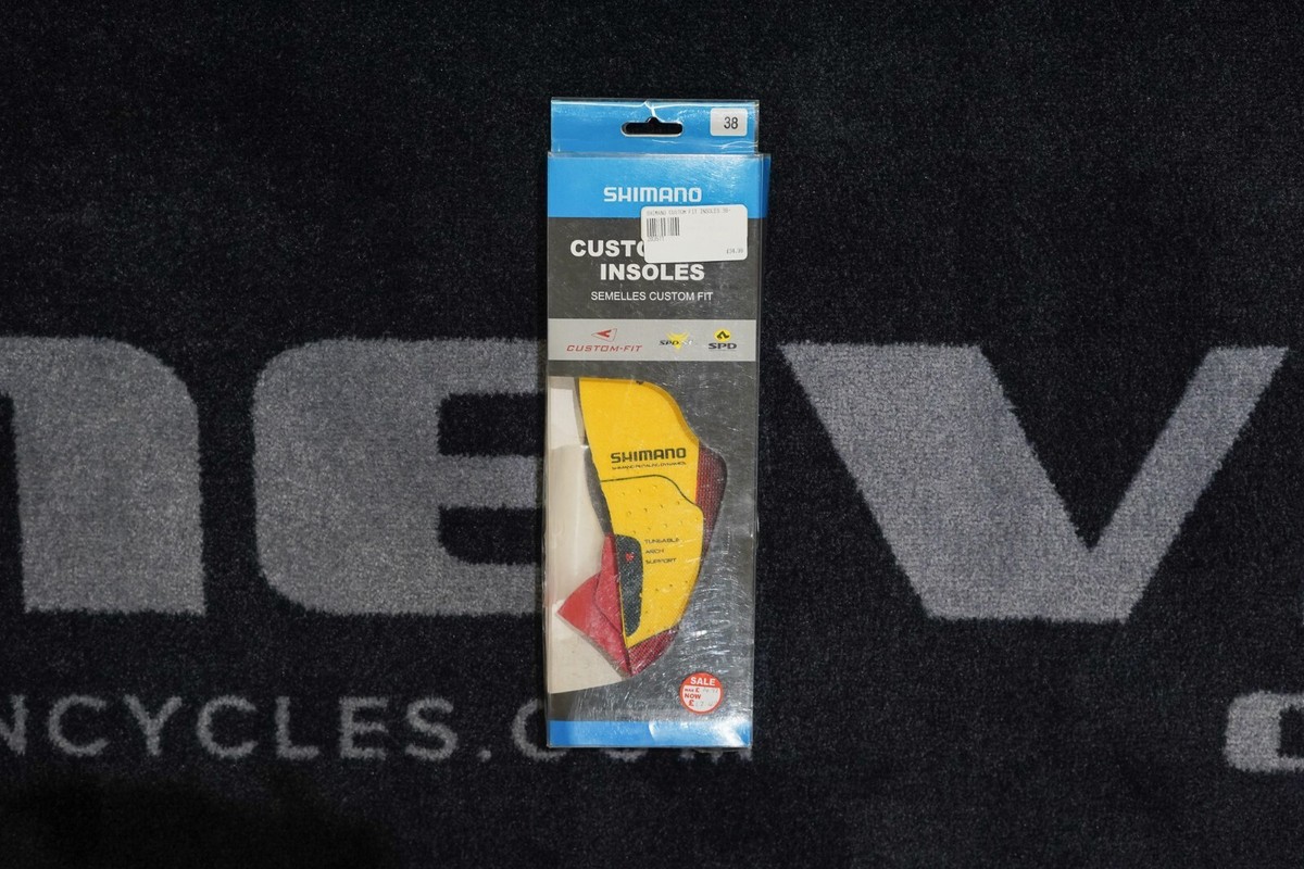 Shimano Custom Fit Insoles 36-38 Red/Yellow