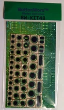 48 Button Rubber Keypad Repair Kit for TV Remote Controls,Keyfobs,Number Pad