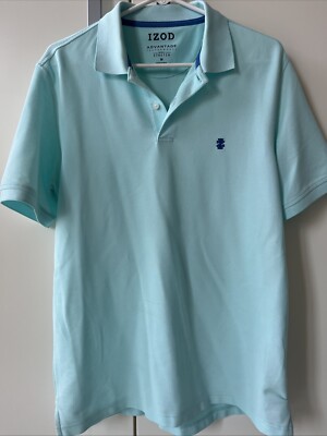  IZOD Polo Shirt in Türkis, Größe M