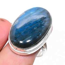 Labradorite Ring 925 Sterling Silver Ring Handmade Gemstone Ring Women's Ring