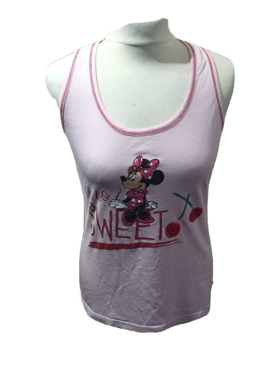 Ladies Disney Minnie Mouse Pale Pink Vest Top U.K. 8 10 T6744 eBay