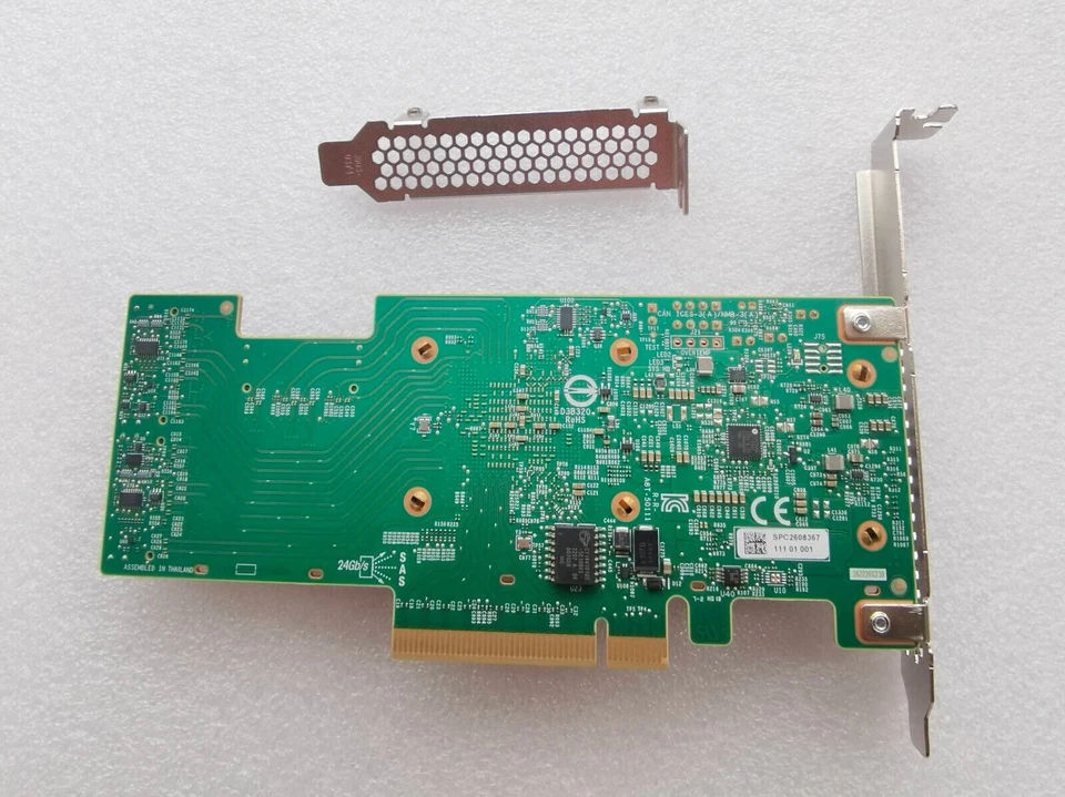 Broadcom eHBA 9600-24i 24 Int. Ports PCIe SAS/SATA/NVMe Tri-Mode Storage Adapter - Image 4 of 4