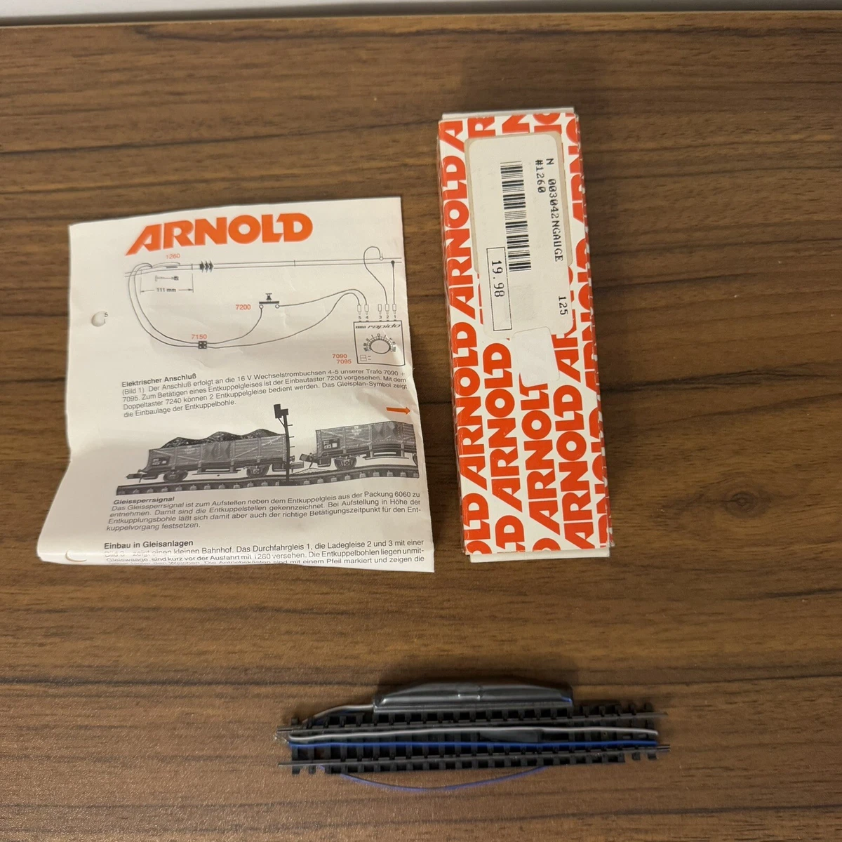 Lot De 44 Rails Droits Arnold N 0102 - Voie Droite échelle N Occasion