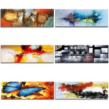 Bilder 120x40cm verschiedene Motive handgemalt optik Marke Visario  1589 D1